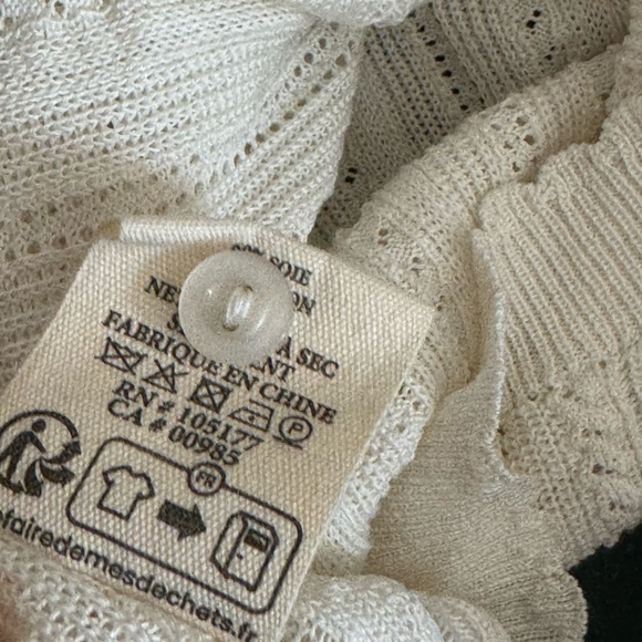 Ulla Johnson  Delia Top Cream LaceTrim Detail Sweater - Picture 13 of 16